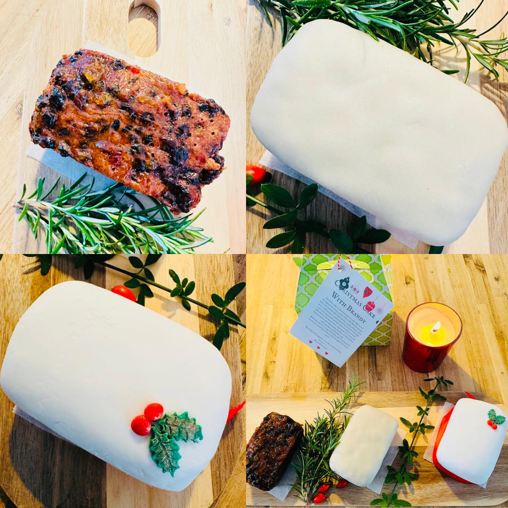 Traditional Christmas Cake Mini Loaf with Cognac - Image 4