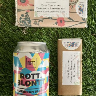 Pure Chocolate Dominican Republic 61% infused with Rott Blontt Beer 50g