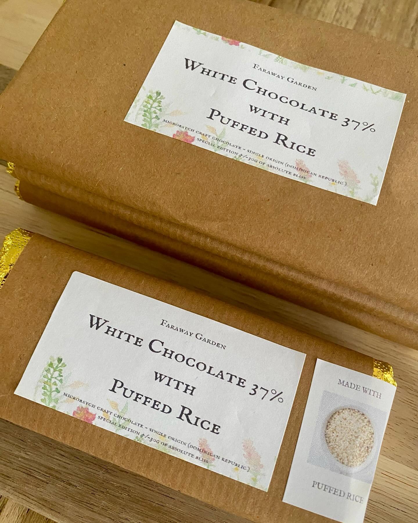 White Chocolate 37% with Puffed Rice 100g - Image 3